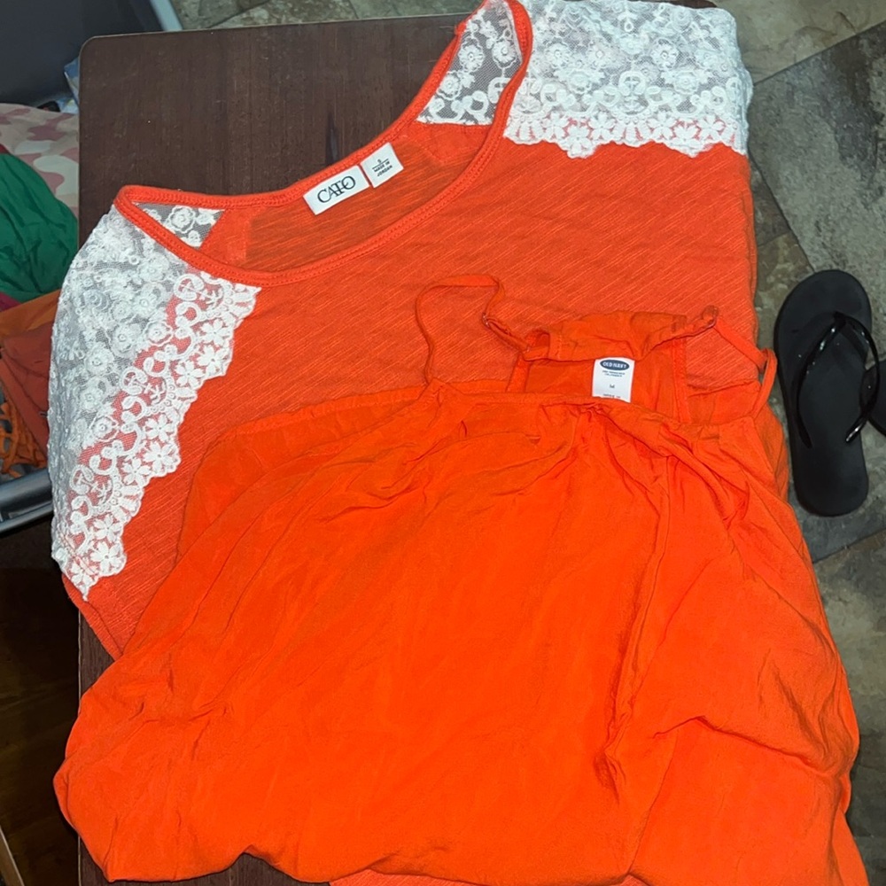 Orange 2 Piece Set
